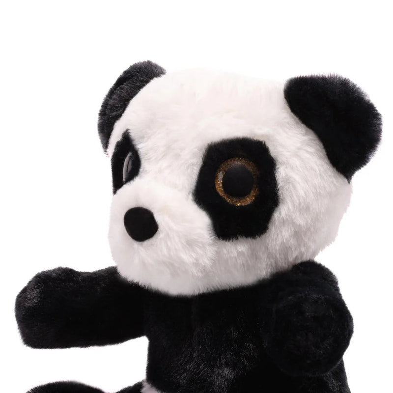 Mirada Glitter Eye Panda Toy - Black -25cm