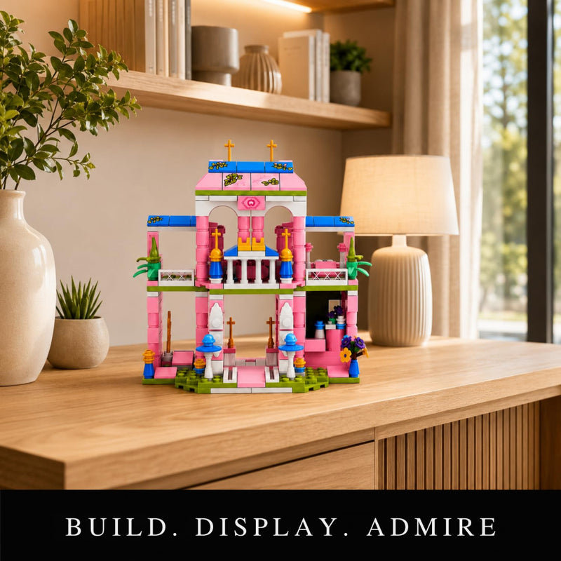 Apex 4-in-1 Crown Castle Building Blocks Set (383 pcs)