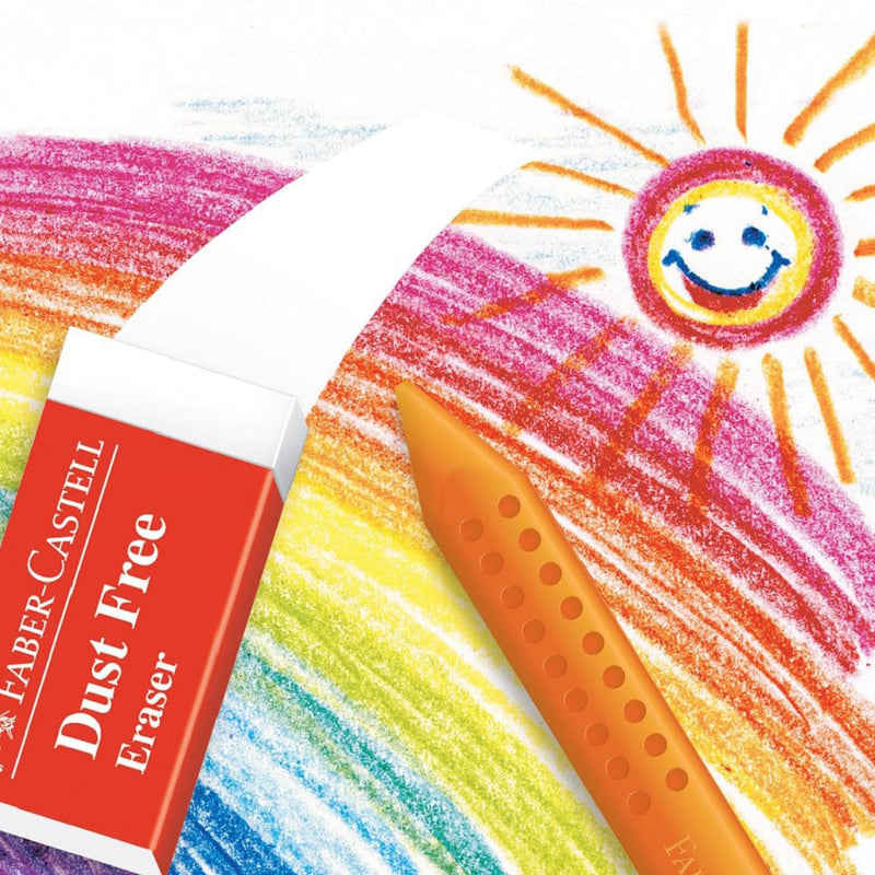 Faber-Castell Grip Erasable Crayon Set - Pack of 12