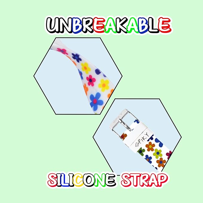 Spiky EVA38 Round Casual Analog Kids Watch