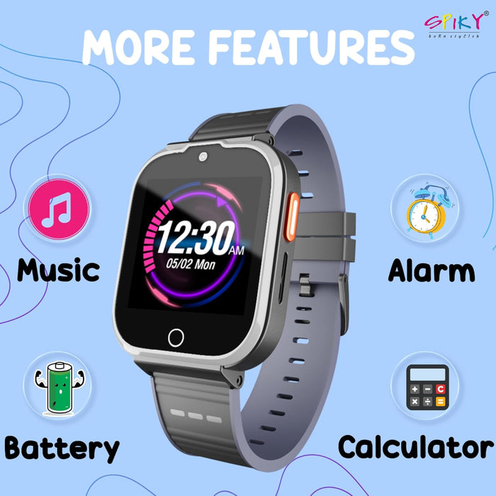 Spiky Cyclops 4g Voice Calling Kids Smartwatch-Novelty Toys-Spiky-Toycra