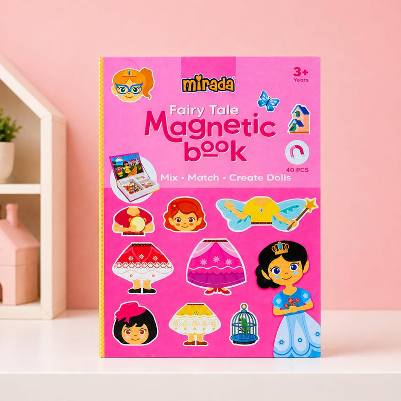 Mirada Fairy Tale Magnetic Book - Mix, Match And Create Dolls