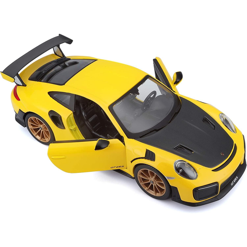 Porsche 911 GT2 RS Yellow 1:24 Maisto Diecast Alloy Scale Model Car