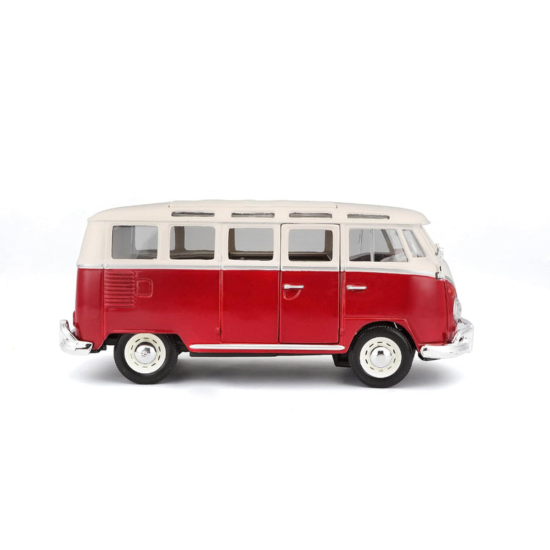 Maisto Volkswagen Van 'Samba' Bus Red And Beige - 51956