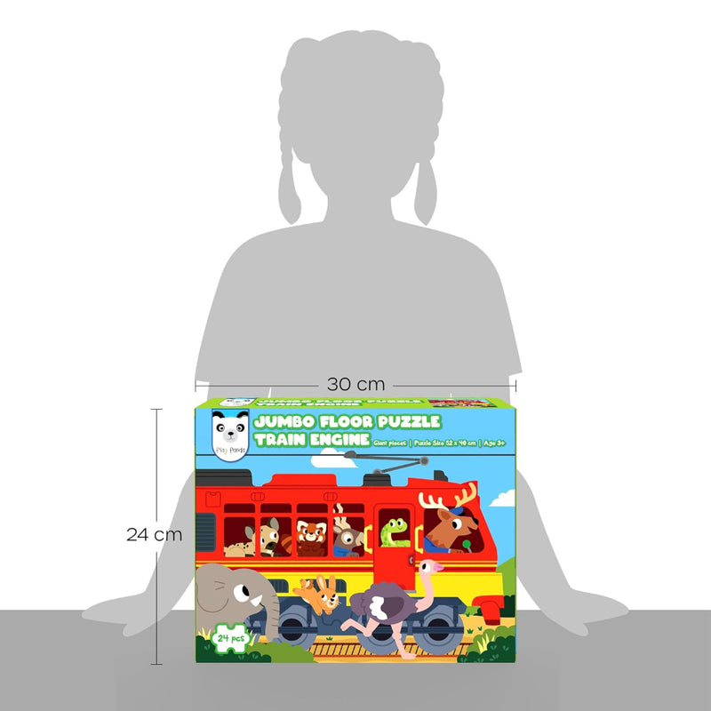 Play Panda Jumbo Floor Puzzle Train Engine