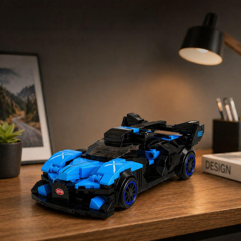 Apex Gripz Grid Car Building Blocks Set-Phantom (310pcs)