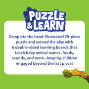 Skillmatics Puzzle & Learn - All About Wild Animals