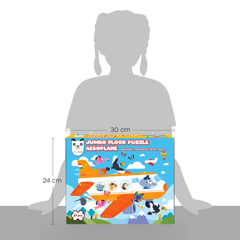 Play Panda Jumbo Floor Puzzle Aeroplane