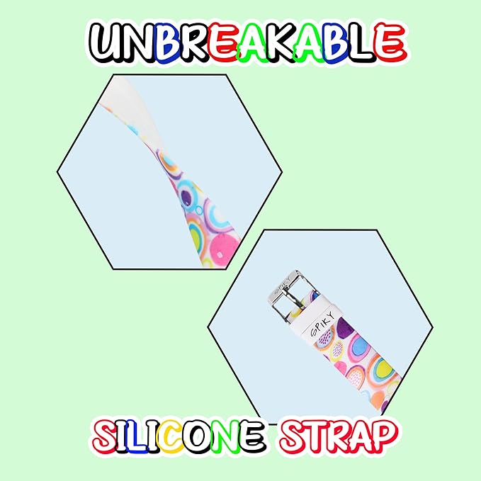 Spiky EVA38 Round Casual Analog Kids Watch