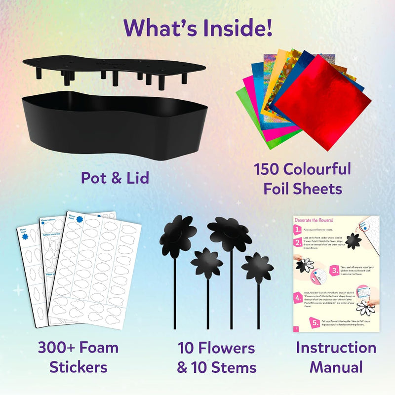 Skillmatics Foil Fun Mosaics - The Flower Pot
