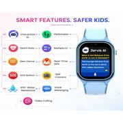 Spiky Ghoul 4G Kids Smartwatch With GPS,Video Calling & SOS