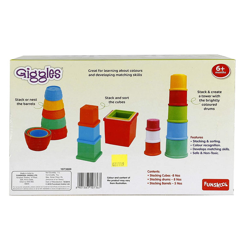 Funskool Giggles Stack N Tumble Gift Set