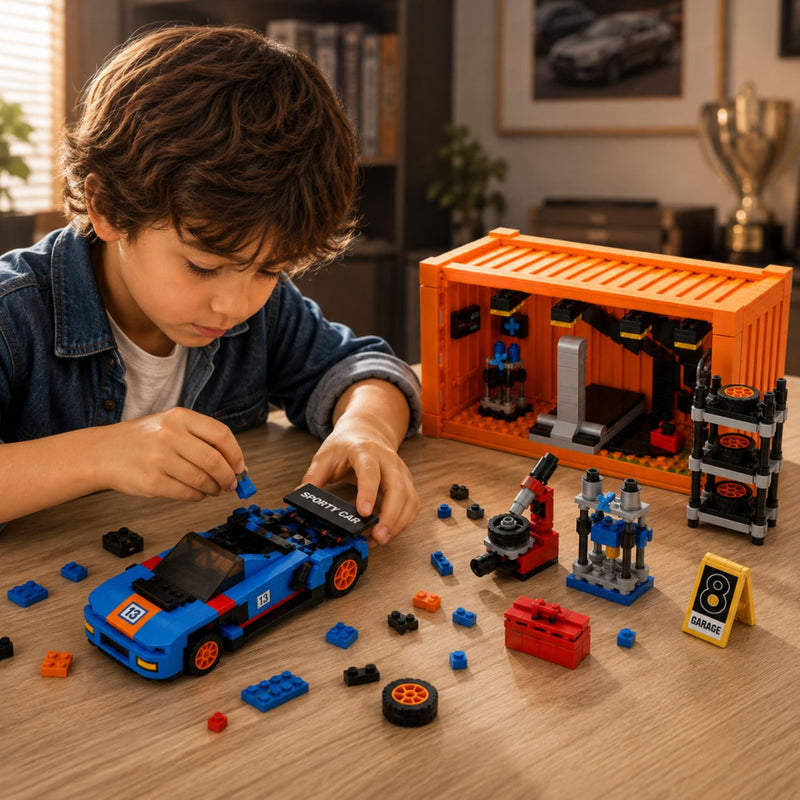 Apex Pit Blox Garage Building Blocks Set (310 pcs)