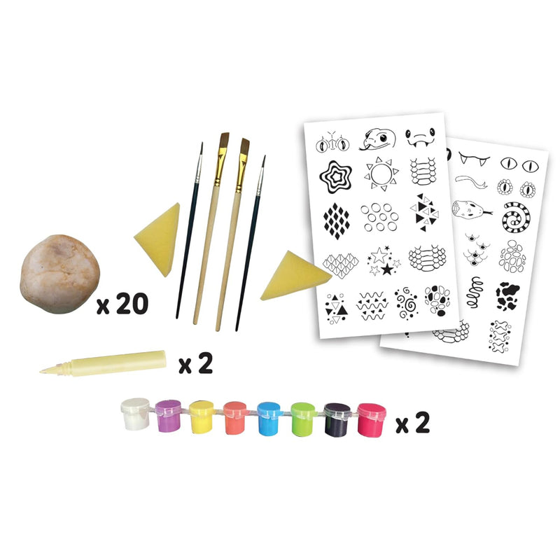 Faber-Castell Rock Snake Rock Painting Bucket Kit