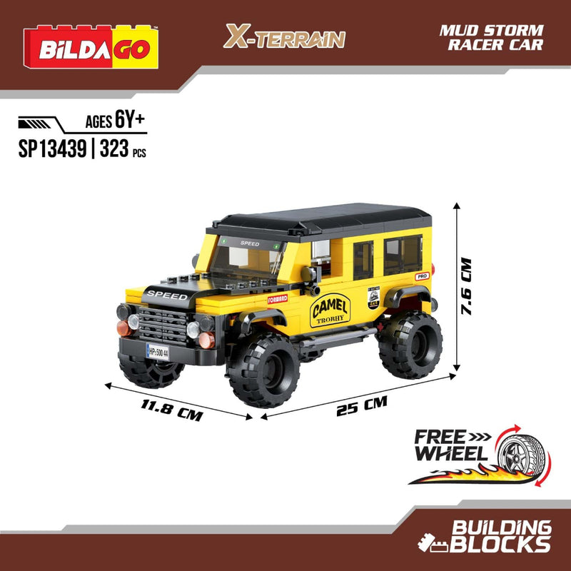 Bildago-Street Blaze Racers Mud Storm Racer Car(323 pcs)