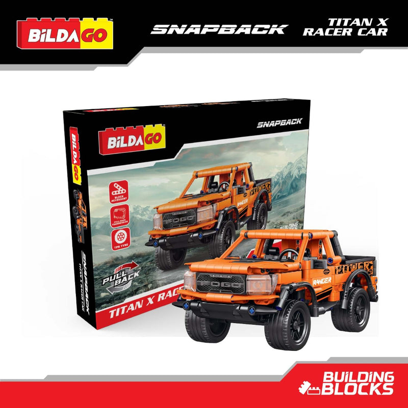 Bildago-Snapback Titan X Pull Back Racer Car (474 pcs)
