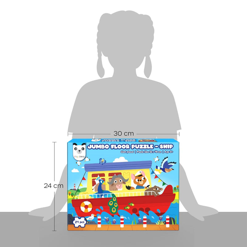 Play Panda Jumbo Floor Puzzle Train Engine