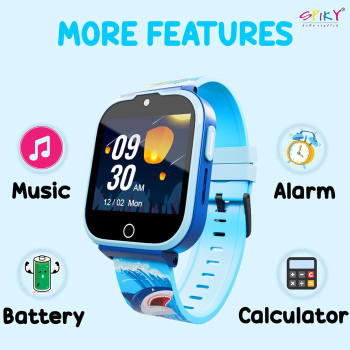 Spiky Cyclops 4g Voice Calling Kids Smartwatch-Novelty Toys-Spiky-Toycra