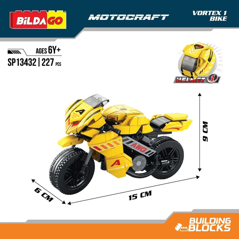 Bildago Motocraft Vortex 1 Bike Creative Building Blocks
