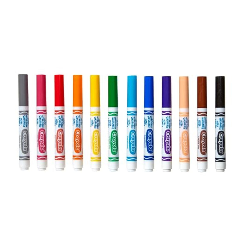 Crayola Ultra-Clean Washable Markers (12 Pack)