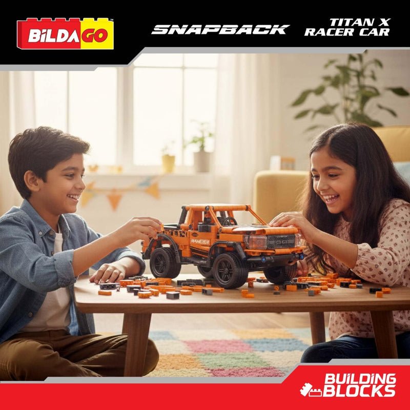 Bildago-Snapback Titan X Pull Back Racer Car (474 pcs)