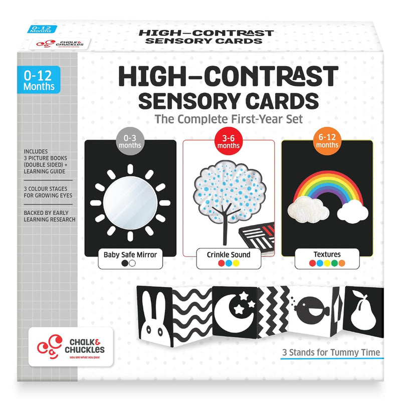 Chalk & Chuckles Heigh - Contrast Sensory Cards