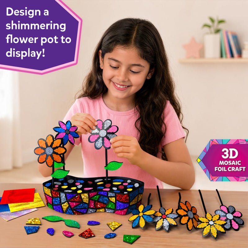 Skillmatics Foil Fun Mosaics - The Flower Pot