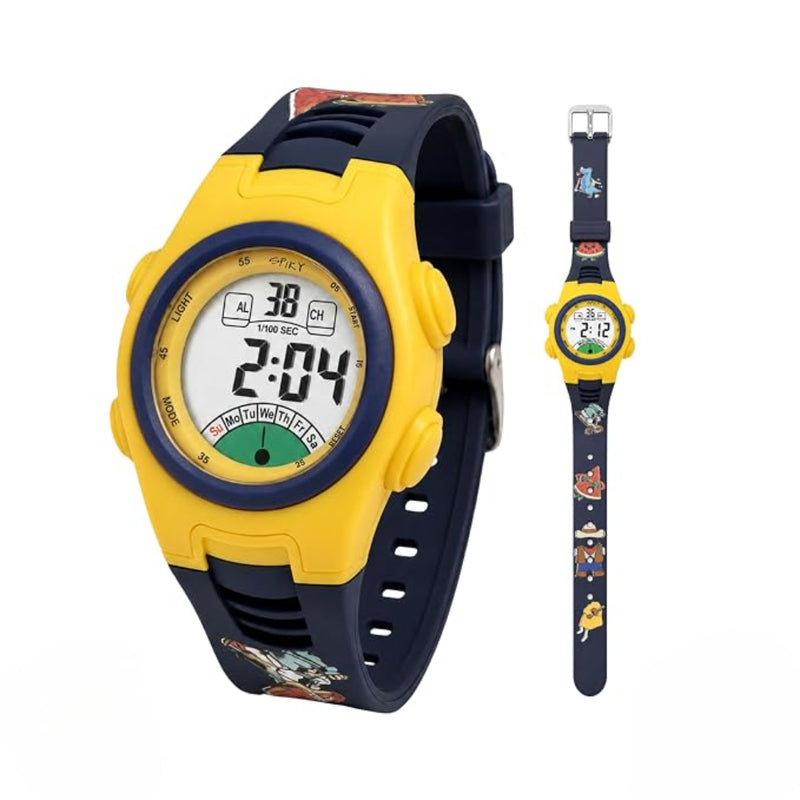 Spiky SPKEVA52 Round Digital Sports Watch