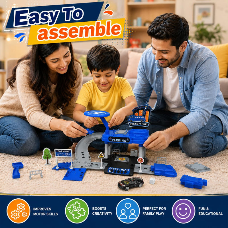 K.V Toys Car Launcher Toys -Multicolor