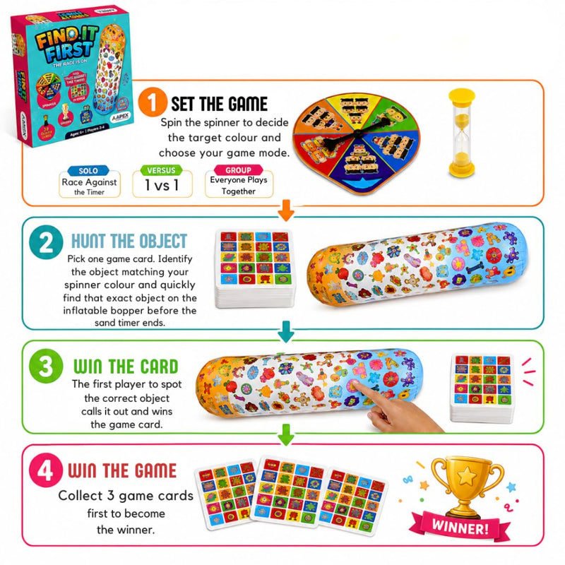 Apex Find It First Board Game
