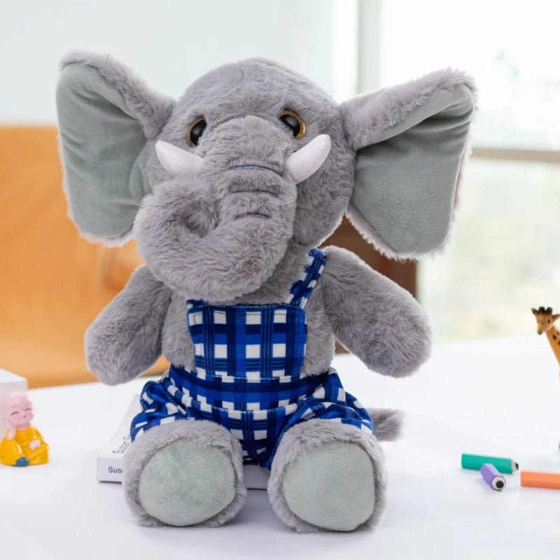 Mirada Huggable Dangri Elephant Toy - Grey – 38cm