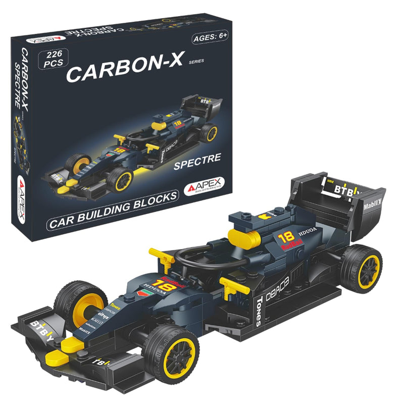 Apex Carbon-X F1 Car Building Blocks Set (226 Pcs)