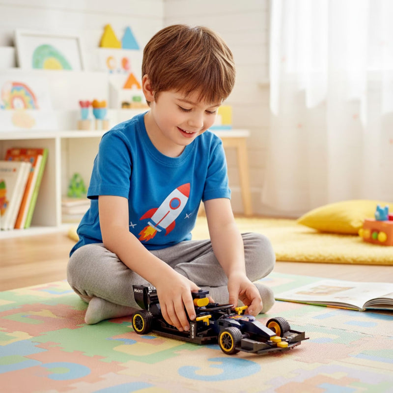 Apex Carbon-X F1 Car Building Blocks Set (226 Pcs)