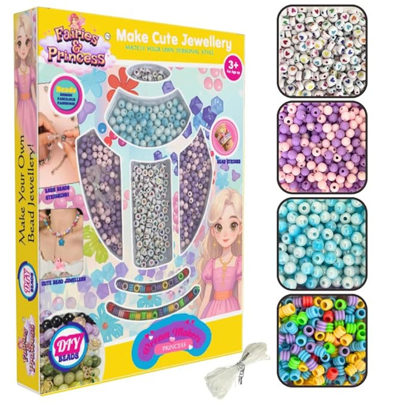 Apex Fairies & Princess DIY Beads Jewellery Making Kit
