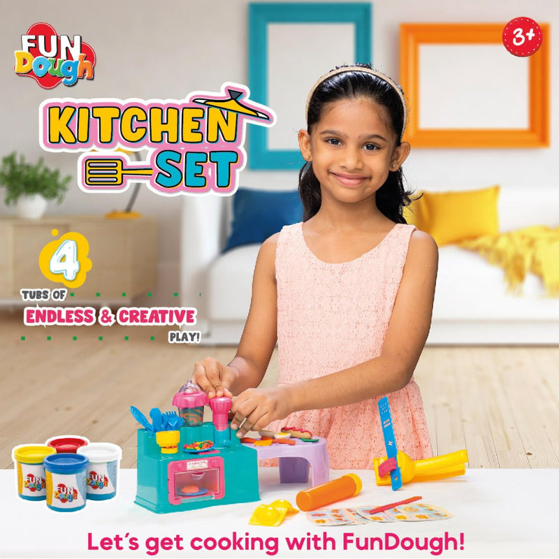 Funskool Fundough Kitchen Set Cutting and Moulding Playset