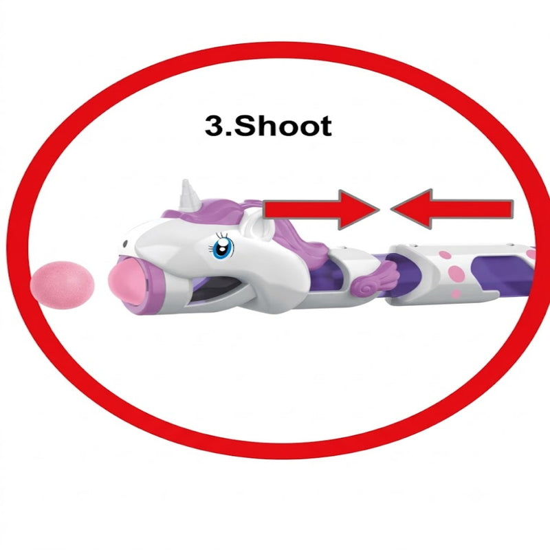 Unicorn Foam Ball Blaster: Fun & Safe Toy For Kids