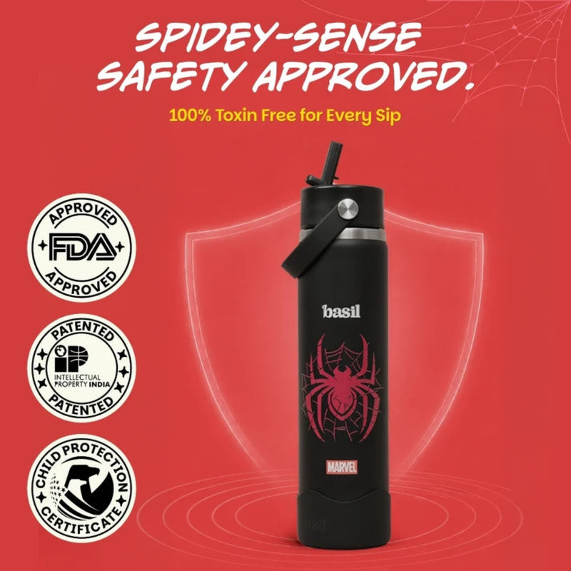 Basil HydraFizz Insulated Stainless Steel Water Bottle - 800ml