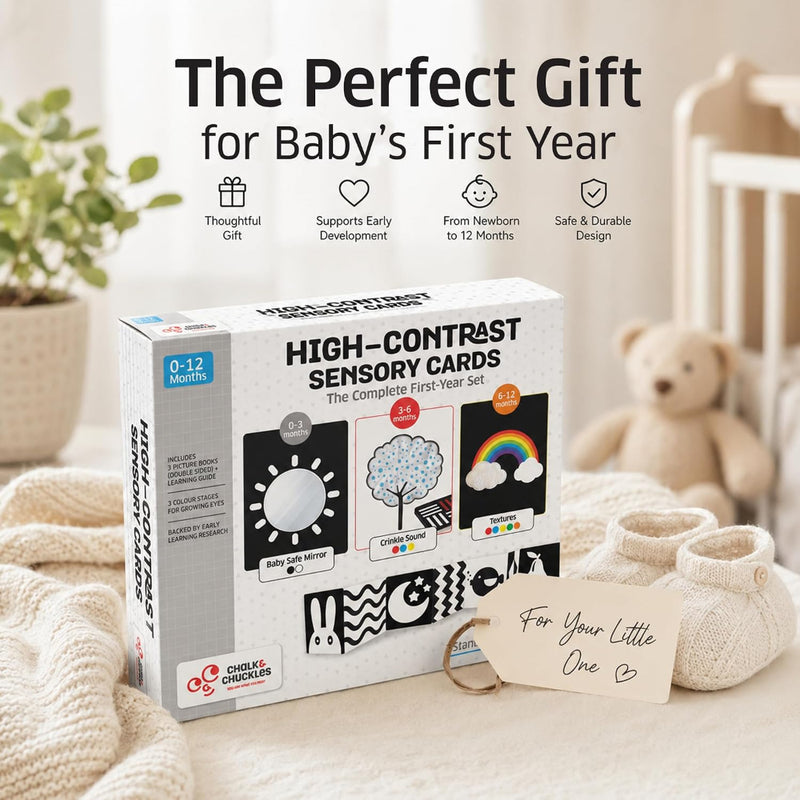 Chalk & Chuckles Heigh - Contrast Sensory Cards