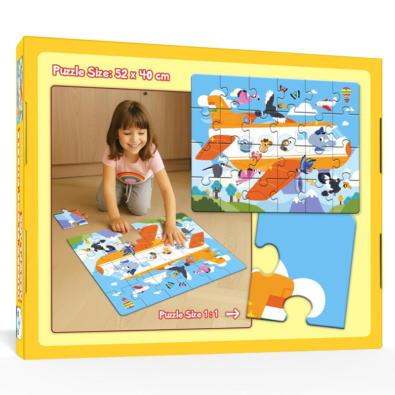 Play Panda Jumbo Floor Puzzle Aeroplane