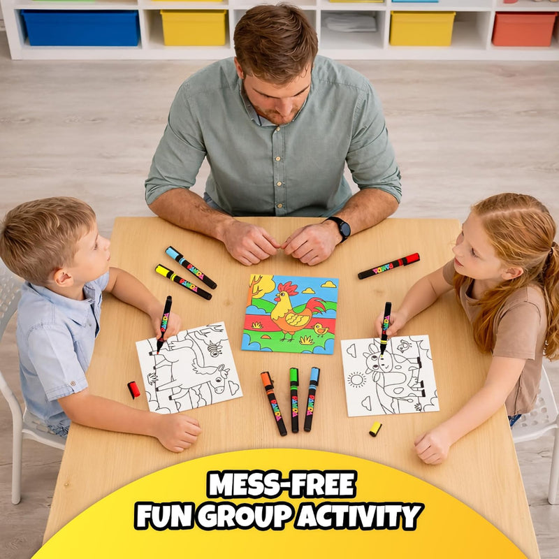 Play Panda Mess Free Canvas Art
