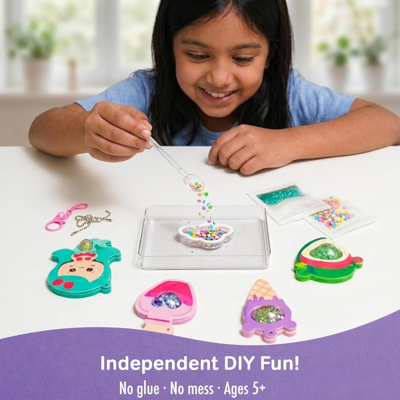 Chalk And Chuckles DIY Shaker Keychains & Bag Charms Joydomes- Kawaii Cuties