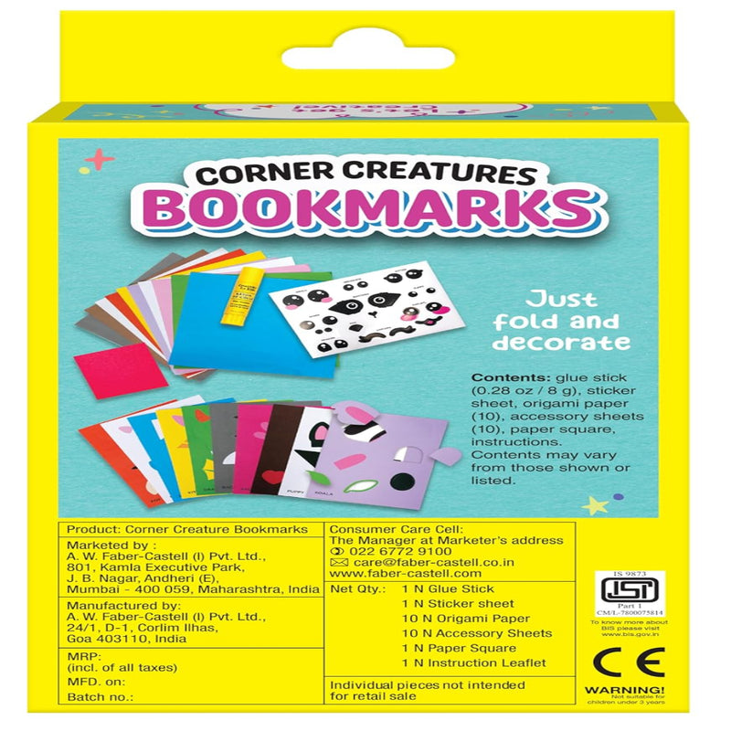 Faber-Castell Corner Creature Bookmarks