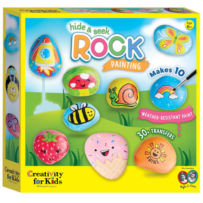 Faber-Castell Hide and Seek Rock Painting Kit