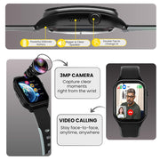 Spiky Ghoul 4G Kids Smartwatch With GPS,Video Calling & SOS