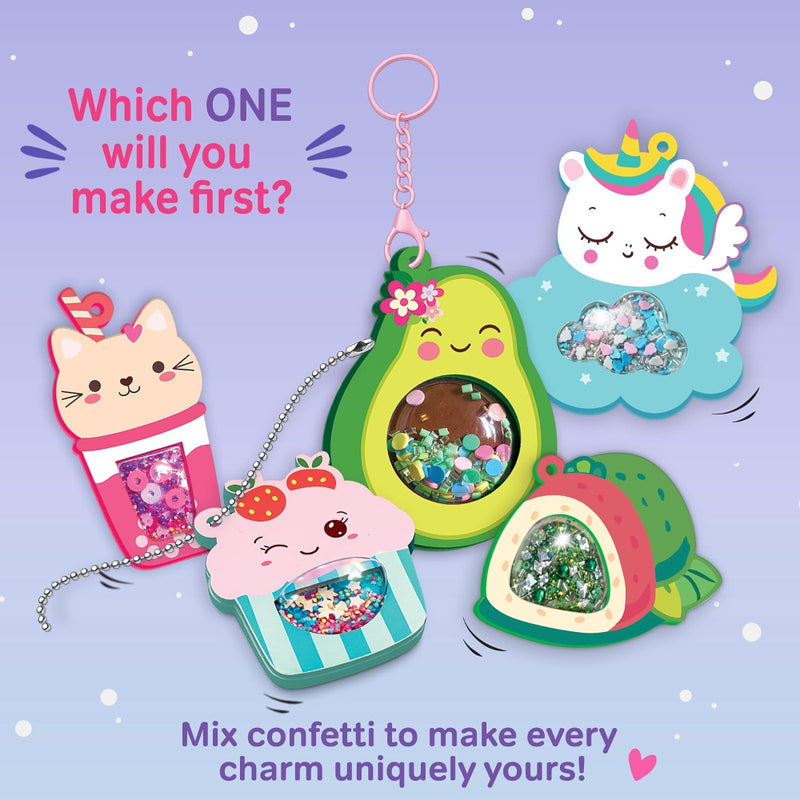 Chalk And Chuckles DIY Shaker Keychains & Bag Charms Joydomes- Kawaii Cuties