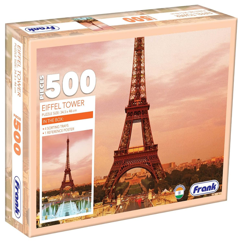 Frank Eiffel Tower 500 Piece Jigsaw Puzzle
