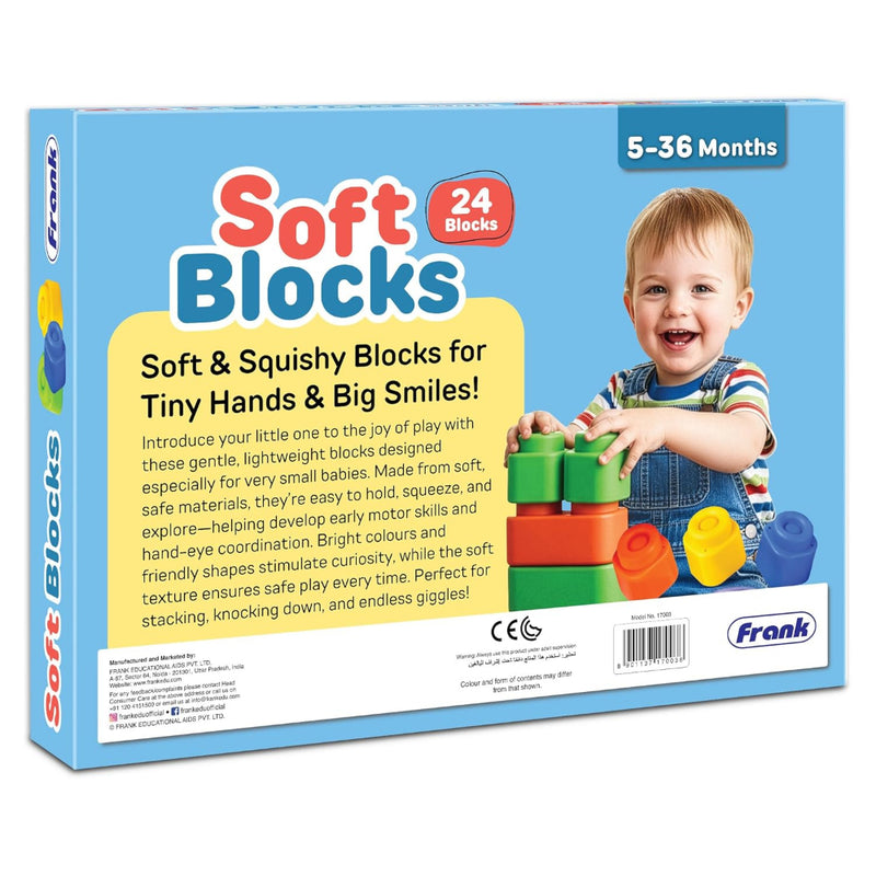 Frank Soft Blocks – 24 Colorful Soft Building Blocks