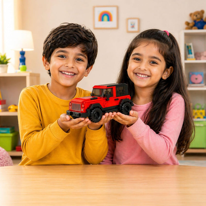 Apex Gripz Grid Car Building Blocks Set -Nomad 4*4(296 pcs)