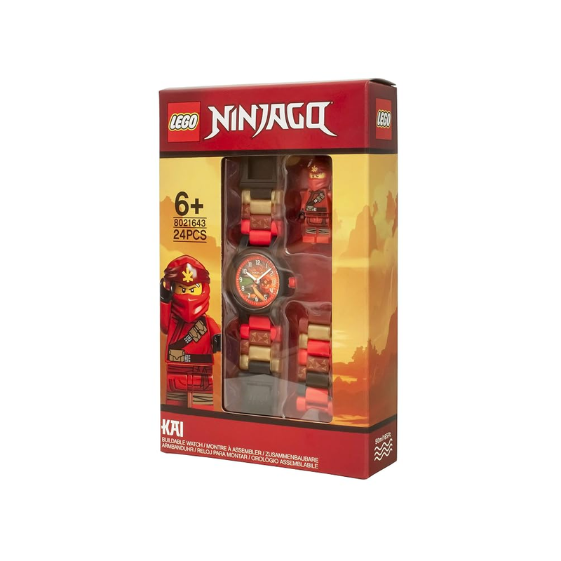 Lego 8021643  Ninjago Kai Minifigure Link Analog Watch