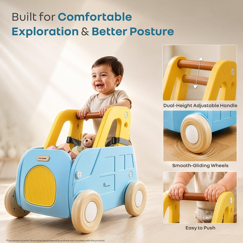 R for Rabbit Kiddie Kart 4-in-1 Push Walker